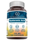 Hyaluronsäure Nahrungsergänzung - 100 mg 120 Kapseln (Non-GMO) - Die besten Ergänzungen für Gelenkgesundheit, Hautpflege &amp; Mehr*