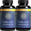 Primal Harvest 2 Pack, Primal Sleep, 120 Kapseln mit Valerian Root, L-Tryptophan, GABA, Kamille und Melatonin 3mg