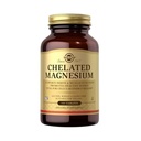 Solgar Magnésium chélaté - 100 comprimés - Supporte la fonction nerveuse et musculaire - Non-OGM, végétalien, sans gluten, sans lait, sans casher - 25 portions