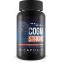 Cogni Strong Pro - Brain Health Support Supplement für Gedächtnis, Fokus, Klarheit, & Stimmung - Brain Health Supplements für Erwachsene mit Ginseng, Turmeric, Green Tea, & Vitamin D - Nootropic Brain Booster