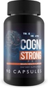Cogni Strong Pro - Brain Health Support Supplement für Gedächtnis, Fokus, Klarheit, & Stimmung - Brain Health Supplements für Erwachsene mit Ginseng, Turmeric, Green Tea, & Vitamin D - Nootropic Brain Booster