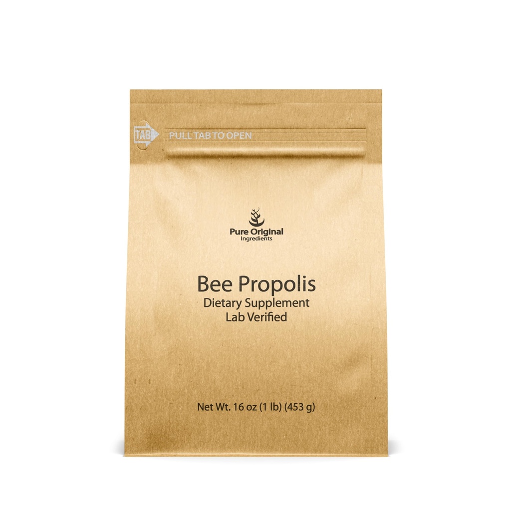 PURE ORIGINAL INGREDIENTS Bienen Propolis Pulver (1 lb) Keine Füllstoffe, Lab Verifiziert, Immer rein