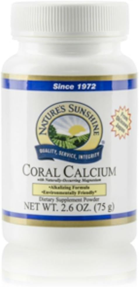 Nature's Sunshine Coral Calcium, 75 Grams.
