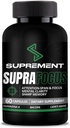 Nootropics Brain Support Supplement. 60 Count, für Männer und Frauen. Gehirn Ergänzungen für Gedächtnis und Fokus mit Lions Mane, Bacopa Monnieri, L Tyrosine. Mind Booster für Focus Supplement und Speicher.
