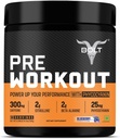 Bolt Pre Workout Supplement mit Koffein, Citrulline Malate, B-Alanine, Taurine | Explosive Energy, Pump & Focus |300g,30 Servierungen | Blue Berry Blast