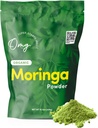 OMG! Superfoods Bio Moringa Pulver - 100% rein, USDA Certified Organic - Gute Quelle von Calcium, Eisen, Vitamin A, Vitamin E & Mehr! - 15.5 Unzen (1 Paket)