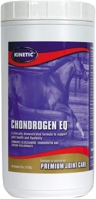 Kinetic Technologies 044022 Chondrogen Eq Pulver für Pferdegelenke Molasse (150 Dose), 75 oz