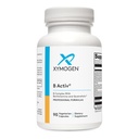 XYMOGEN B Activ Vitamin B Complex mit Benfotiamin, Methylfolat, Biotin, Vitamin B6 & B12 (Methylcobalamin b12) - Energieergänzungsmittel für Adrenal & Mood-Unterstützung (90 Kapseln)