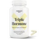 Supplément d'équilibre naturel avec la mélatonine, la DHEA et la prégnénolone - formulé pour augmenter l'énergie chez les hommes et les femmes (60 capsules)