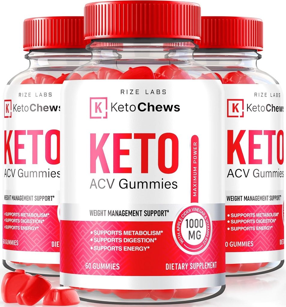 les laboratoires de taille (paquet de 3 Gommies Keto Chews de vinaigre de cidre de pomme pour la perte de poids avancée 525 mg, supplément Keto+ACV Premium, vinaigre de cidre de pomme tout naturel, avis officiel Keto Plus de vinaigre de cidre de pomme (180 Gommies)