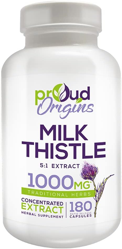 1000mg Milchdistel hilft gesunde Leberfunktion zu erhalten, Gesundheit zu optimieren, schnelle Freisetzung, Glutenfreie Ergänzungen - 6-Monats-Versorgung