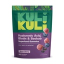 Kuli Kuli Super Gummies - Suppléments pour la peau avec Baobab, Elderberry et Biotin - Aide à soutenir la santé de la peau - 60 Gummies sans OGM, sans gluten