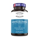 Thomas' all-natürliche Heilmittel Bio Ashwagandha Stress Support Supplement, Mood & Energy Support, Pure Ashwagandha 1000mg, Ultra Absorption mit schwarzem Pfeffer, Vegan, keine Füllstoffe