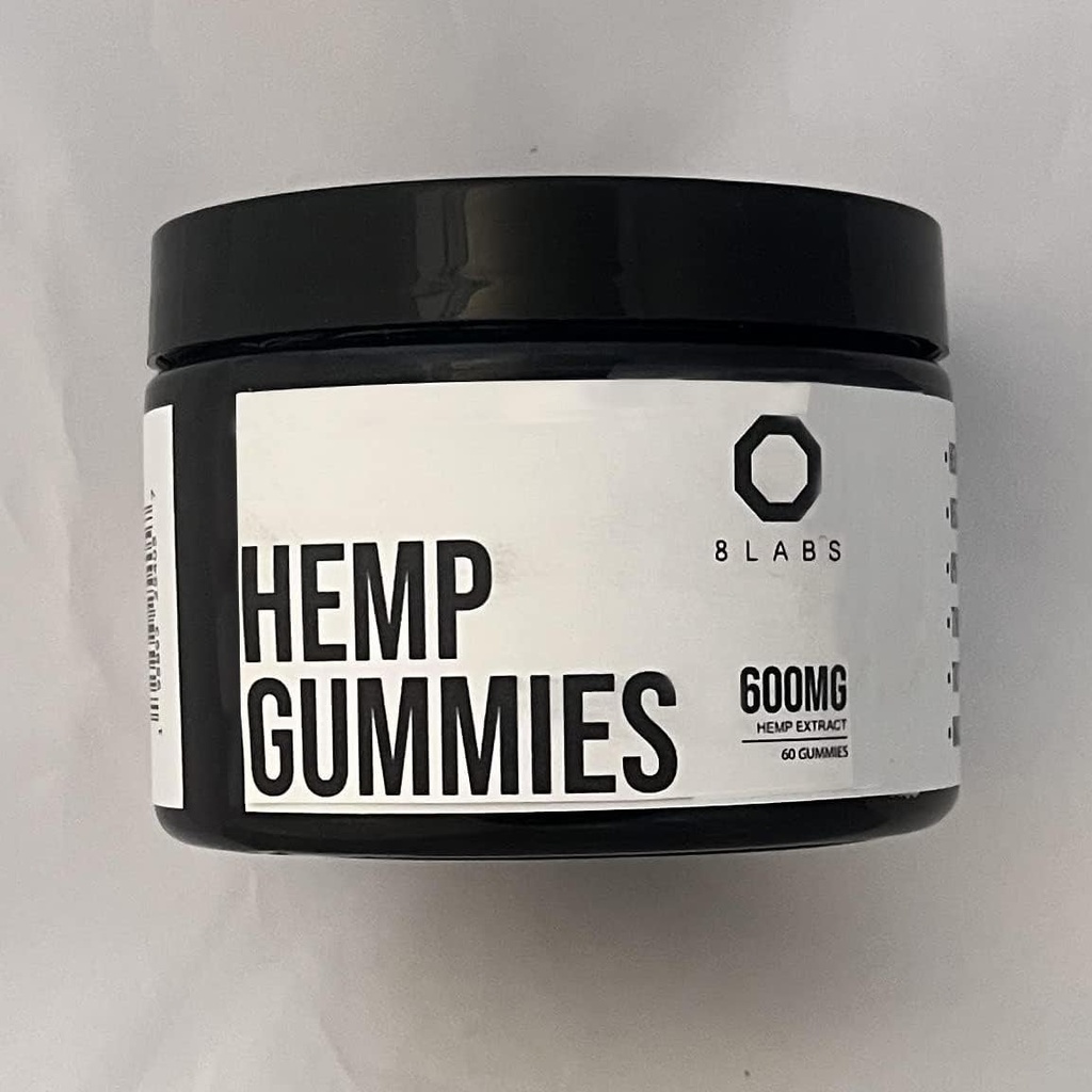 Alle natürlichen Vegan Hanfgummis 600MG // NO Künstliche Farben oder Geschmacksrichtungen // Bio Hanf Infused // Made in the USA