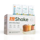 310 Ernährung – All-In-One Meal Ersatz Shake - Neue Formel mit Fiber Rich Vegan Superfood Blend - Natürliche Süßungsmittel - Low Carb Shake, Keto & Paleo Friendly - Glutenfrei - 26 Essential Vitamins & Minerals - Vielfalt Shake Box - Vanilla Crème