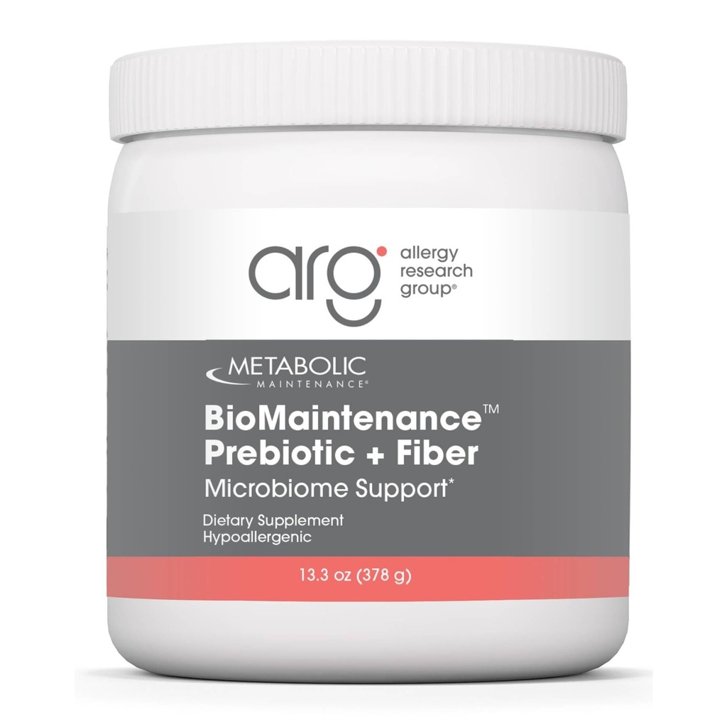 Metabolic Maintenance BioMaintenance Prebiotic + Fiber Powder - Unterstützt Gut Health & Immune Funktion - Reine, einfache Zugabe mit keinen Süßungsmitteln oder Füllstoffen (378g / 60 Portionen)