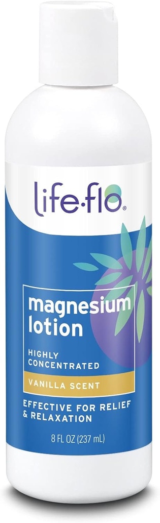 Magnesium Lotion Life Flo Health Products 8 oz Liquid