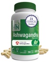 Gesundheit Thru Nutrition Ashwagandha 500mg KSM-66® 90 Kapseln | Stress, Stimmung, Fokus, & Energie | Klinisch bewährte und organische Wurzel-Nur Whitania Somnifera Extrakt | Non-GMO, Gluten & Soy Free