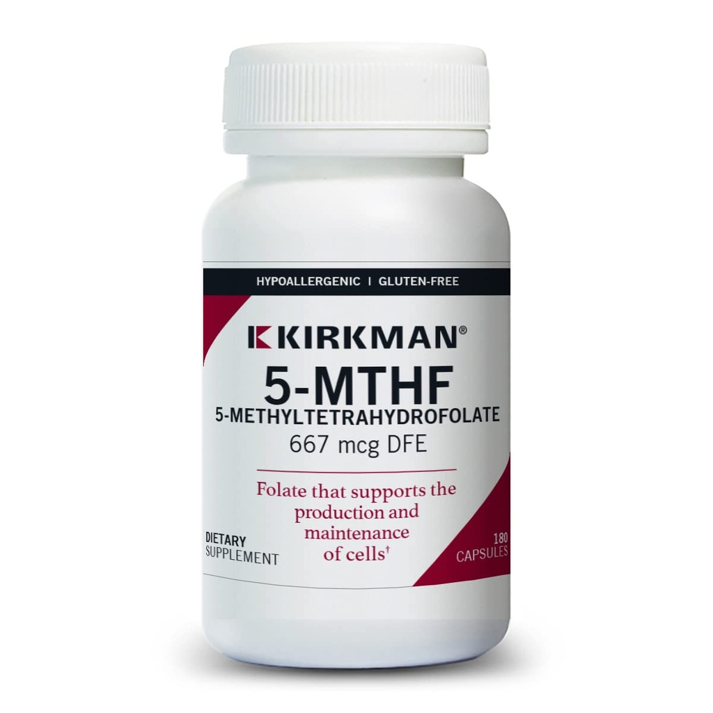 Kirkman - 5-MTHF - 5-METHYLTETRAHYDROFOLATE - Folate pour soutenir l'entretien des cellules*