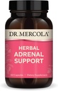 Dr. Mercola Herbal Adrenal Support, 30 Servierungen (60 Kapseln), Nahrungsergänzung, Stimmungs- und Stressmanagement, Non-GMO