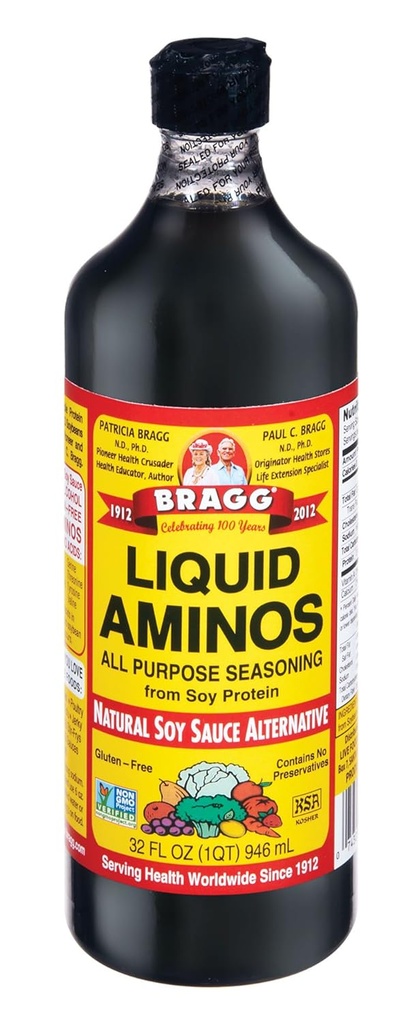 Bragg Amino Protein Konzentrat, Flüssigkeit, 32 Unze (Pack von 12)