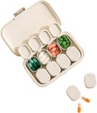 Kawaii Pill Box Travel Portable Small Medicine Box Daily Medicine Case Pill Organizer Pills Conteneur