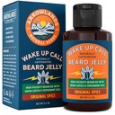 Wake Up Call Beard Jelly - Koffein Bart Wachstumsöl mit Virgin Green Coffee Oil & Peppermint, Natürliche Dünger und Moisturizer (3.1oz, Original Spice)