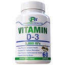 PIvotal Health Products: Vitamin D3 5.000 IU's - 5.000 IU's of Vitamin D in Capsule Form. Einfach zu schlucken und arbeitet schnell