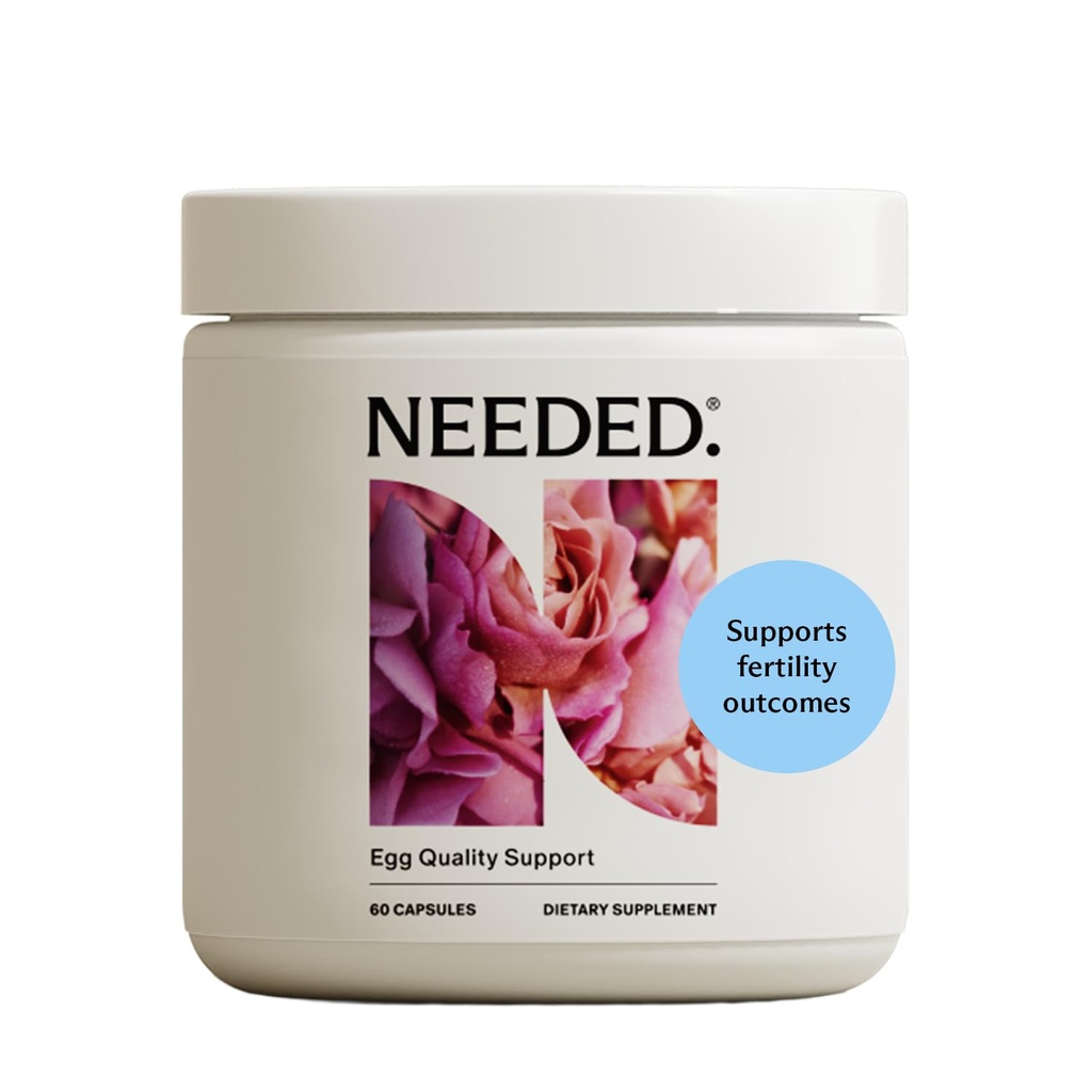 Braucht. Egg Quality Support - Optimally Formulierte Antioxidantien-Ergänzung für Eierqualität - Fertilitätsunterstützung - Fertilitätsergänzung für Damen - 60 Kapseln - 30 Tage Versorgung