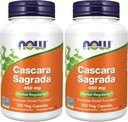 MAINTENANT Suppléments, Cascara Sagrada (Rhamnus purshiana)450 mg, 250 gélules (paquet de 2)