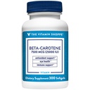Vitamin Shoppe Beta-Carotene 2.500IU (Vitamin A), Antioxidans Unterstützung für Vision & Immune Gesundheit (300 Softgels)