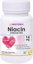 Generisches Rise Niacin 14mg Vitamin B3 mit Inositol 50mg Supplement - 60 Veg Kapseln, Nautral