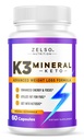 ZELSO K3 Mineral Gewichtsverlust Pillen für Frauen und Männer, K3 Mineral Pillen - K3 Salz Mineral, Vitamin + K3 Kapseln Ergänzung für Keto Gewichtsverlust - 1 Monat Versorgung