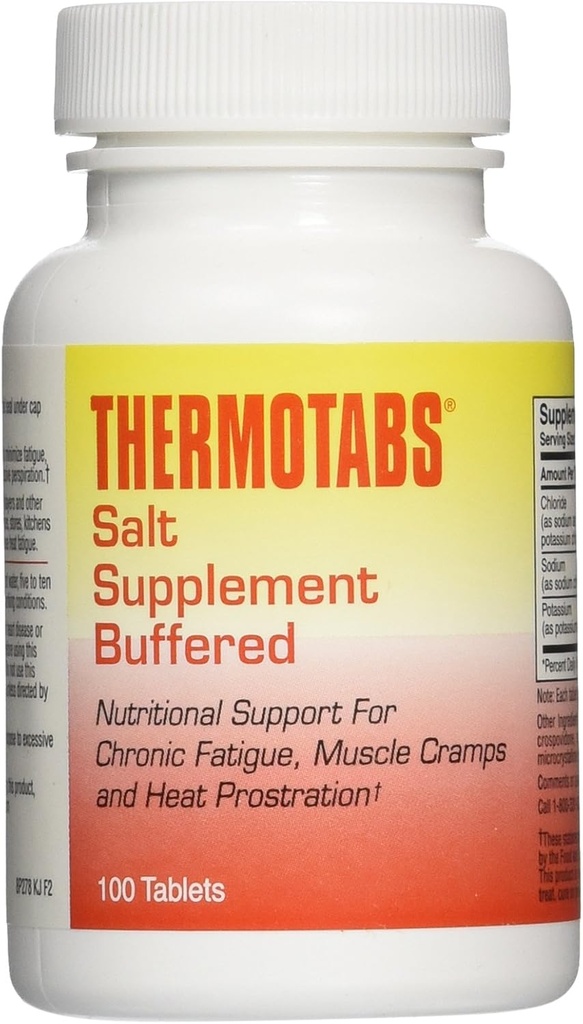 THERMOTABS Supplément sel comprimés buffered, 100 Compte (paquet de 3)