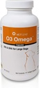 VetOne O3 Omega Soft Gel for Large Dogs - Essential Fatty Acid Support - Skin & Coat Supplement - 250 Capsules