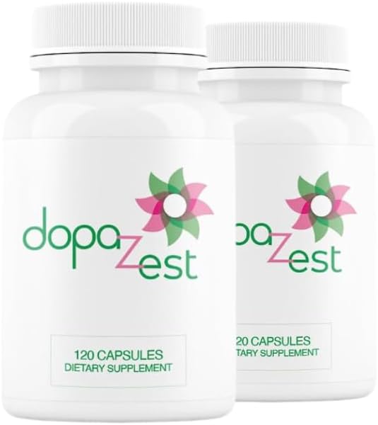 DopaZest- Unterstützung für Mental Clarity, Covid Brain und Brain Fog*. (120 Kapseln) 2 Pack