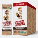 Barre de protéines de beurre d'arachide, haute teneur en protéines, bio, sans gluten, sans soja, sans OGM, sans alcools de sucre, 2,3 Ounce Bar, 10 Compte