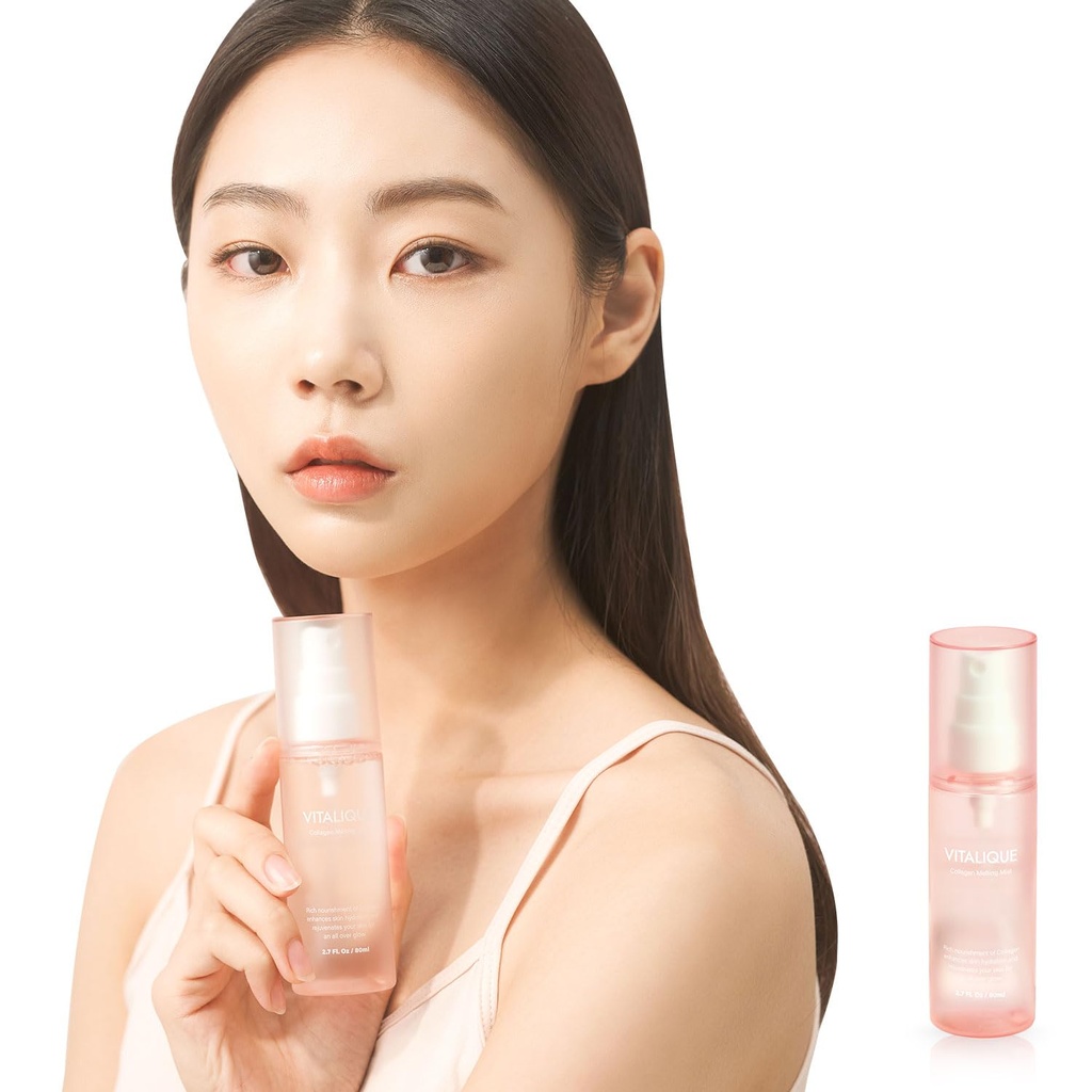 MEDITHERAPY Vitalique Collagen Melting Mist 2,7 fl.oz, Serum de spray coréen pour la peau radiante, soins de peau coréens
