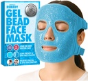 Idéal Remedy Face Ice Pack, Reutilisable Hot & Cold Ice Face Masque, Gel Compresse pour aider avec les yeux puffy et aider dans les conditions de gonflement, Facial Spa masque de refroidissement pour les femmes et les hommes (bleu)