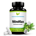 NitroMax Performance Formula – L-Arginin-Nitronoxid-Ergänzung Plus Citrullin, AKG, Beta Alanine – Muskel, Vaskularität, Energie, Zirkulation – Workout Harder - 60 L-Arginin Kapseln bauen