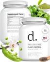 Vanilla Protein Powder - 454g pflanzliches Protein mit 21g Veganprotein pro Scoop - 15 Servierungen von Low Sugar Protein Powder für Damen und Herren