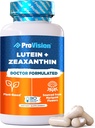 ProVision Lutein & Zeaxanthin Ergänzungen Pflanzenbasierte Lutein & Zeaxanthin Augen Vitamine - Zeaxanthin Plus Lutein Ergänzung für Augen - 30 Kapseln