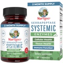 MaryRuth Organics Serrapeptase Enzymes Kapseln | Bis zu 2 Monate Versorgung | Enzym Ergänzung für hohe Potenz Sinus Relief Pillen| Gewebe Gesundheit und Zellgesundheit | Vegan | Glutenfrei | 60 Zähler