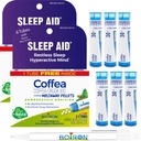 Boiron Coffea Cruda 30C - 6 Gesamtblaue Röhren - homöopathische Schlafhilfe für unruhigen Schlaf, Psychische Hyperaktivität, Racing Gedanken und Schwierigkeiten beim Schlafen mit blauem Tintenstift