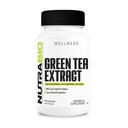 Extrait de thé vert NutraBio, ajoute des avantages antioxydants et aide la santé et le bien-être, 500mg - 90 Capsules