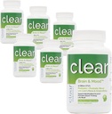 Supplément Cerveau pour mémoire, brouillard cérébral, focus, humeur et concentration & fonction cognitive - La Mane de Lion Supercharge avec Ginkgo Biloba et deux souches probiotiques (360 comtes - 6 mois d'approvisionnement)