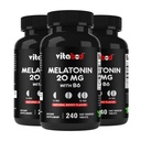 Melatonin 20 mg - 240 Fast Dissolve Tabletten - Drug Free - Natural Berry Flavor - Vegetarisch, Non-GMO, Gluten Free 240 Count (Pack von 3)