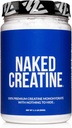 NAKED reines mikronisiertes Kreatin-Monohydrat-Pulver - Entflammt, 500g, 1,1lb Bulk - Vegan, Non-GMO, Glutenfrei, Sojafrei, keine Füllstoffe, unterstützt Muskelwachstum & Stärke - 100 Servierungen
