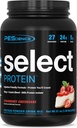 PEScience Select Protein Powder, Whey and Casein Blend, Clean Protein Powder für Frauen und Männer, Low Calorie, Low Carb, Keto Friendly, Glutenfrei, Erdbeer-Käsekuchen, 27 Servierungen