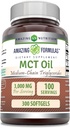 Erstaunliche Formeln MCT Öl Ergänzung | 1000 Mg pro Servieren | Softgels | Non-GMO | Gluten-Free | Made in USA (1 Pack, 300 Count)